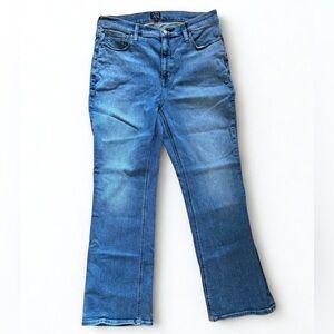 J Crew Factory Mid-Rise Flare Crop Jeans 31 Tall